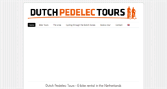 Desktop Screenshot of dutchpedelectours.com